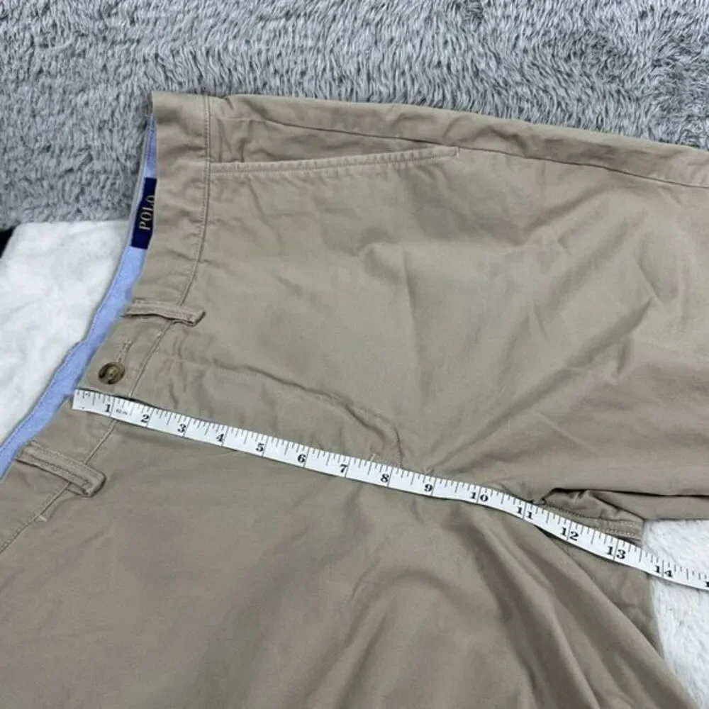 Polo Ralph Lauren Shorts Mens 34 Tan The Polo Chino Stretch Classic Cotton Twill